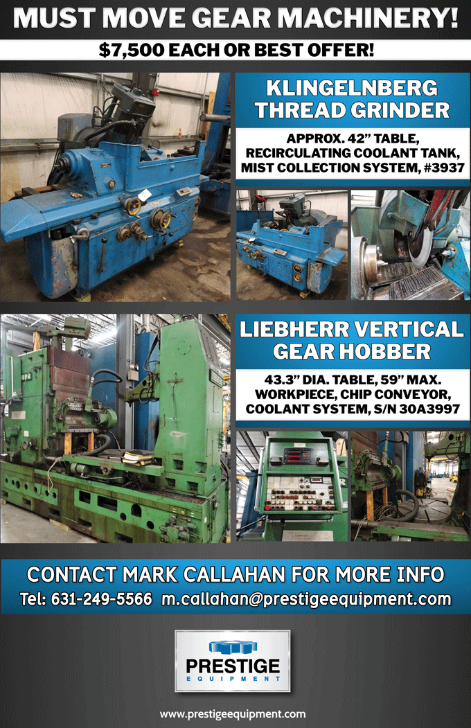 Must Move Gear Machinery