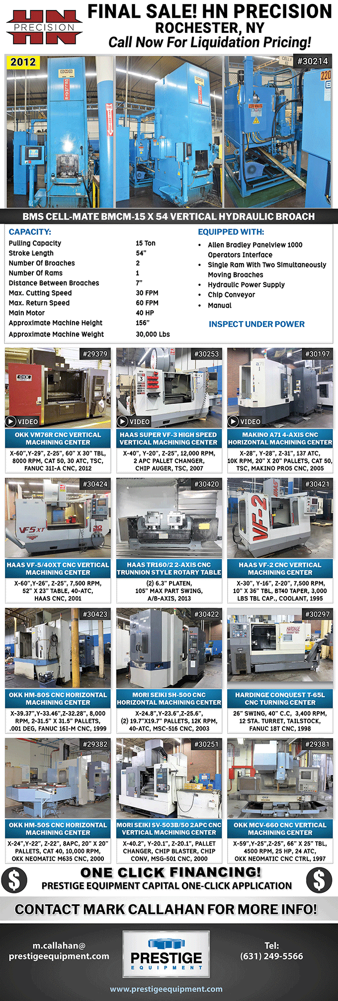 FINAL SALE HN PRECISION