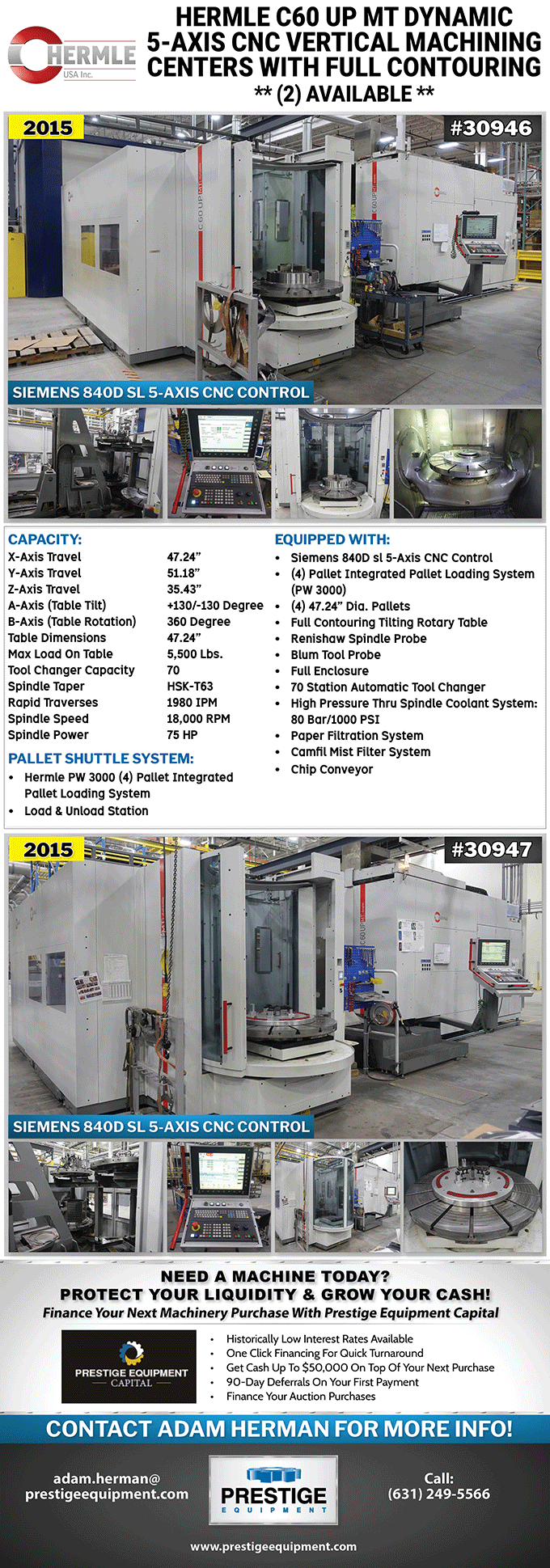 Hermle Machining Centers