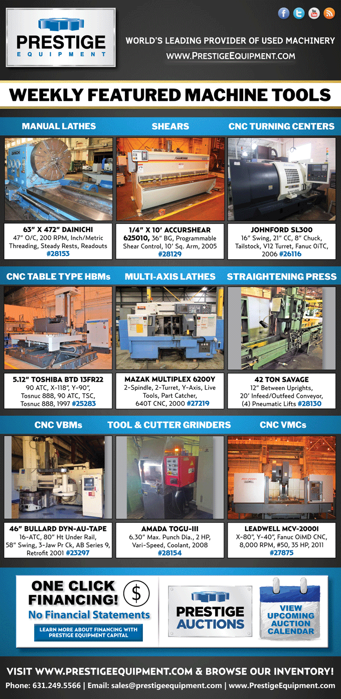Manual Lathes, Shears, Boring Mills All In Stock