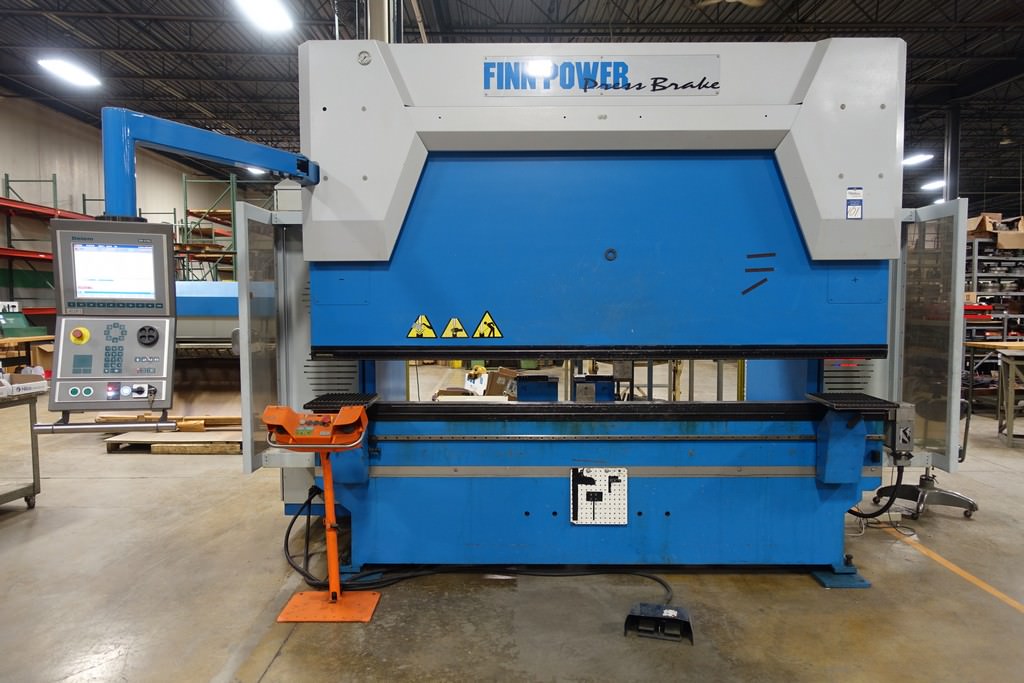 finn power b125 3060 ge uh6 138 ton 8 axis cnc press brake brakes