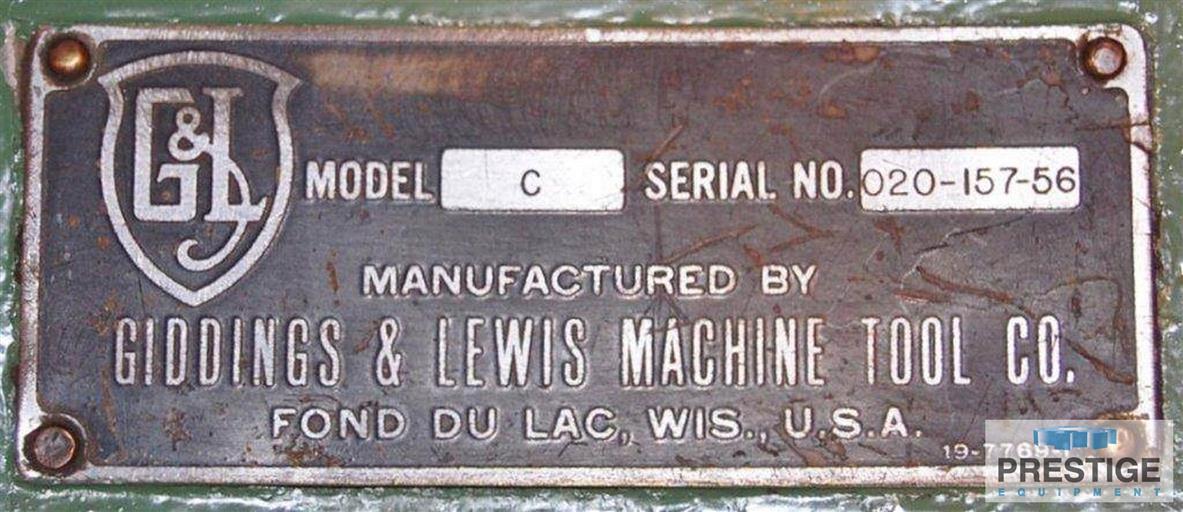 Giddings & Lewis Model C Right Angle Milling Attachment-23497d