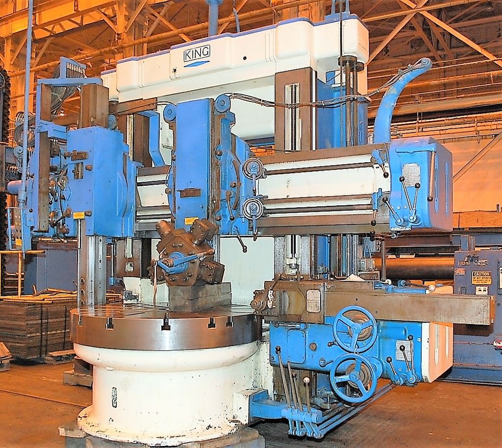 King 62" Vertical Boring Mill Boring Mills Vertical Manual Ref 24578