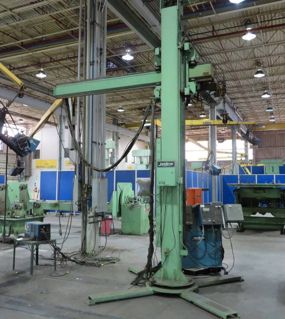 Used Jetline WHLE10X8 Vertical Welding Manipulator Prestige Equipment