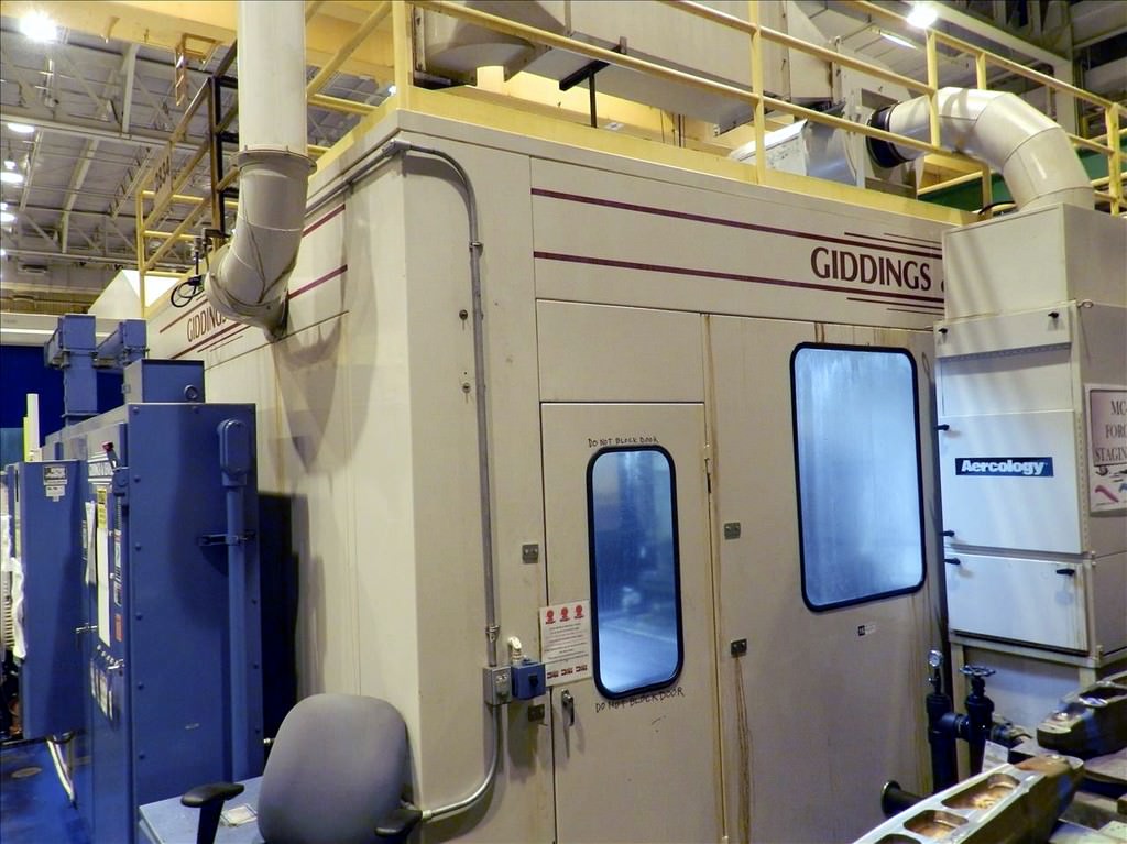 Giddings & Lewis MC60 6" CNC Table Type Horizontal Boring Mill With