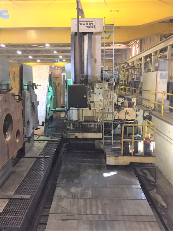 Used Wotan Rapid 3 CNC Floor Type Horizontal Boring Mill Prestige