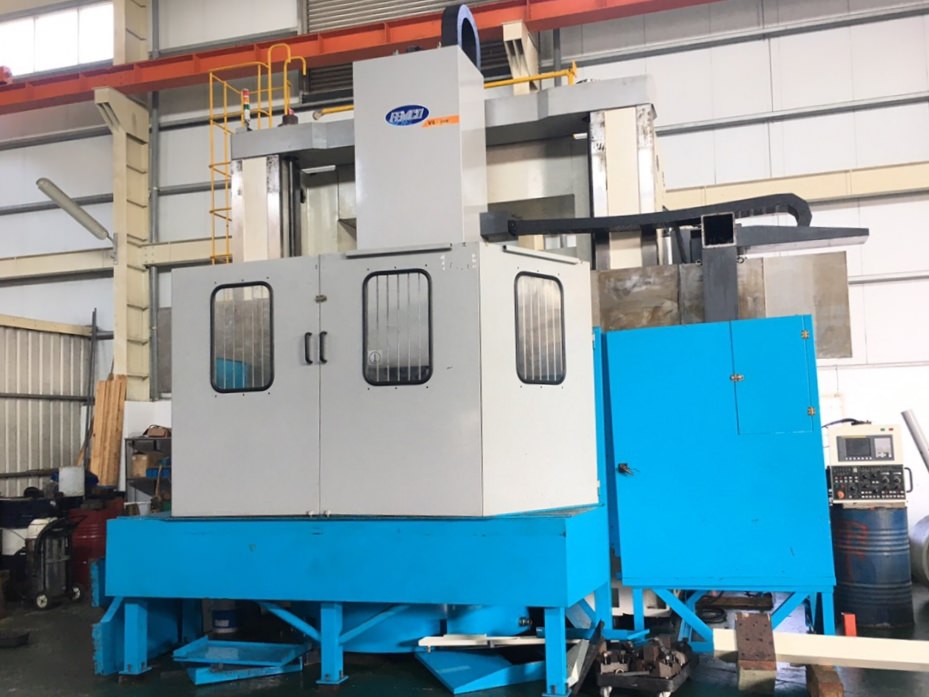 Femco-VL-25M-CNC-Vertical-Boring-Mill-with-Live-Milling