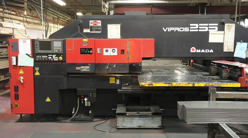 AMADA-Vipros-255-22-Ton-Hydraulic-CNC-Turret-Punch-Press