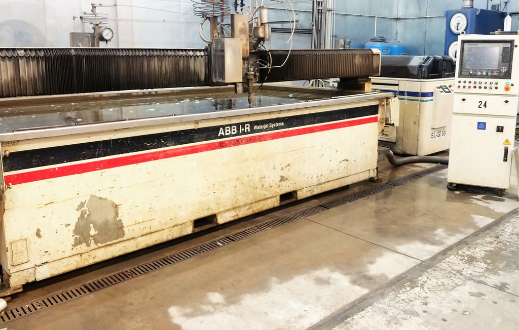 Abb Ingersoll Rand Acculine Rp 126 6 X 12 Water Jet Cutting