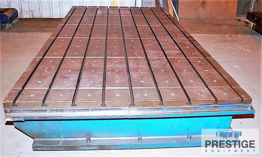 Used TSlotted Fixture Table (1) 88" x 168" x 22" Steel Fabricated