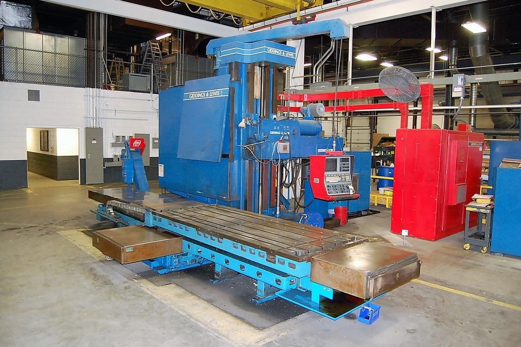 Giddings & Lewis Model G50TX 5" CNC Horizontal Boring Mill Boring
