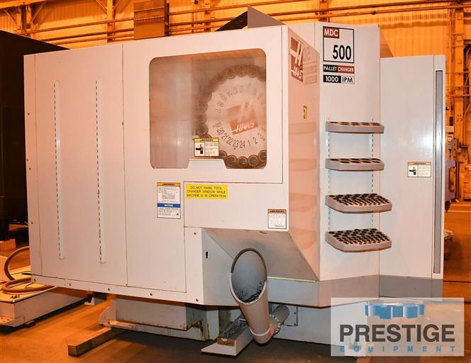 Used Haas MDC-500 CNC Vertical Machining Center with Rotary Pallet ...