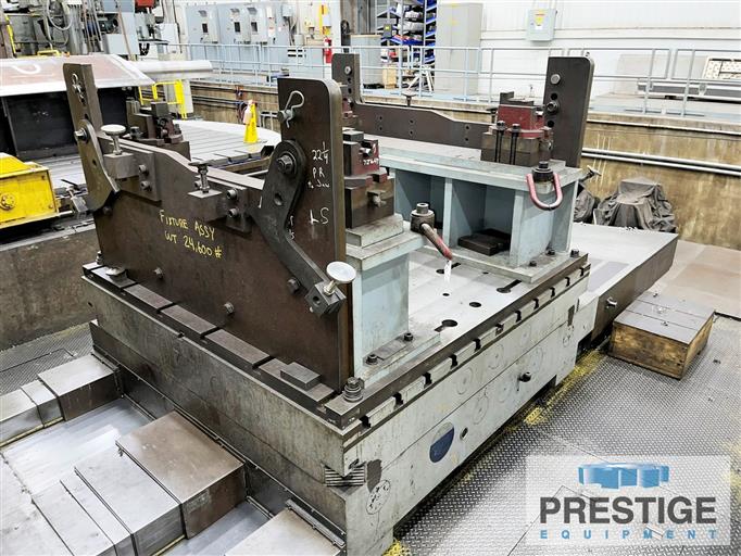 Schiess CNC Ring Turning Lathe with 43" Spindle Bore Lathes Flat Bed