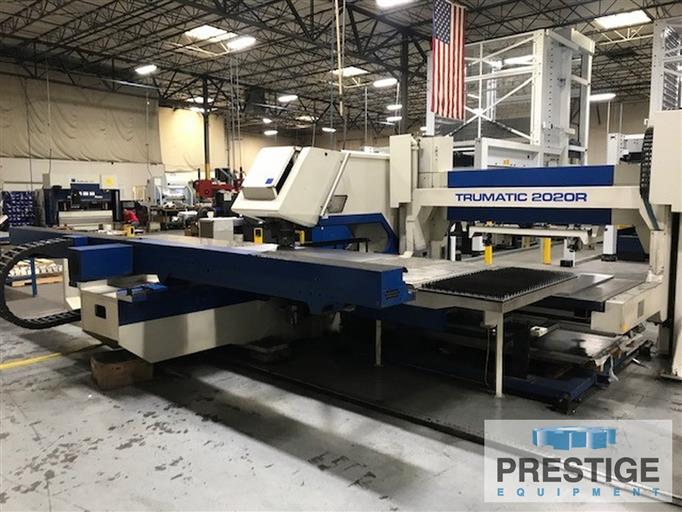 TRUMPF-Trumatic-2020R-22-Ton-CNC-Punch-&-Contour-Machine-With-SheetMaster-Load-Unload