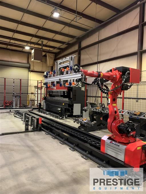 Amada HG1303 143 Ton x 10' 8Axis CNC Press Brake W/Robotic Manipulator Brakes Press Hydraulic
