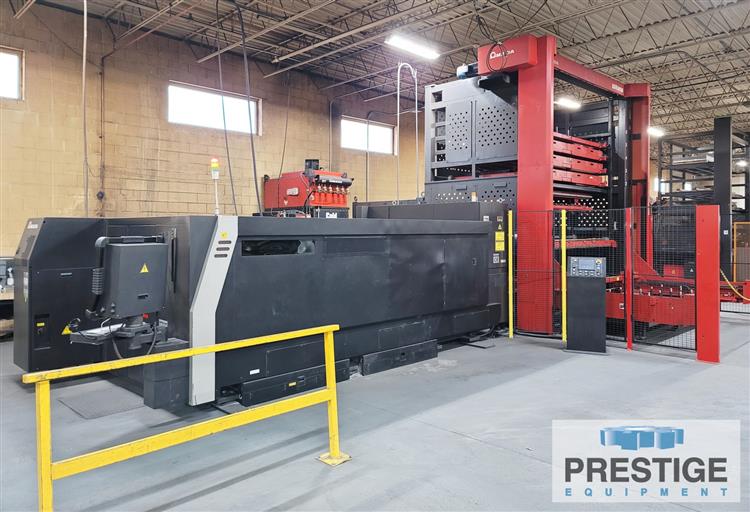 Amada-LCG3015AJ-4KW-Fiber-Laser-with-ASFH-Compact-Load-Unload-&-Tower-Storage-System