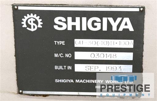 400 MM  x 991 MM  Shigiya GU-30(40)B-100A Precision Universal Cylindrical Grinder-32865h