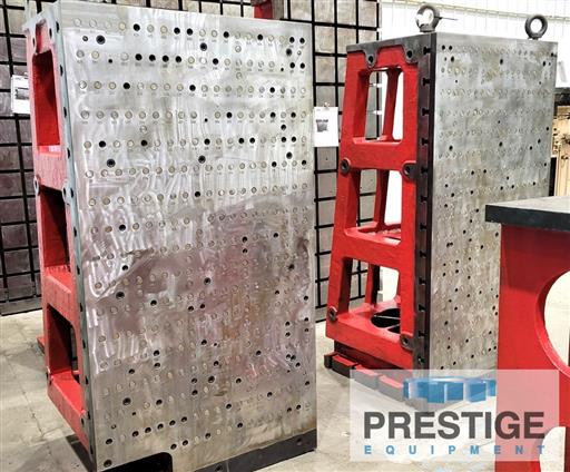 (2)-74.625-x-39.375-T-Slotted-Angle-Plates-w-Surface-Fixture-Plates