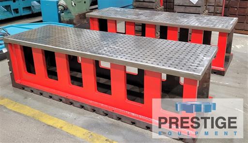 (2)-90.875-x-25.75-T-Slotted-Angle-Plates-Machining-Tables-w-Fixture-Surface-Plates