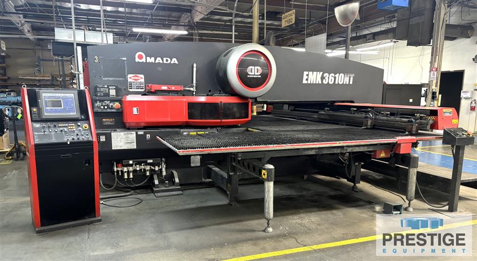 AMADA EMK 3610NT 33 Ton Electric Servo CNC Turret Punch Punches