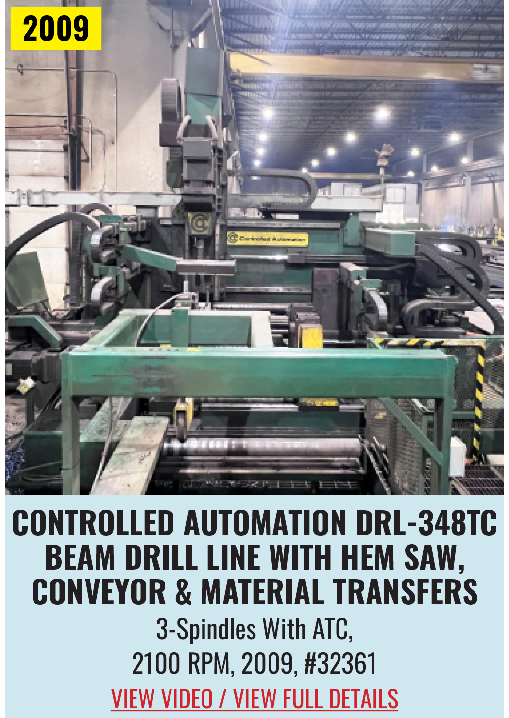 Structural Steel Fabrication Machines, Available Immediately ...