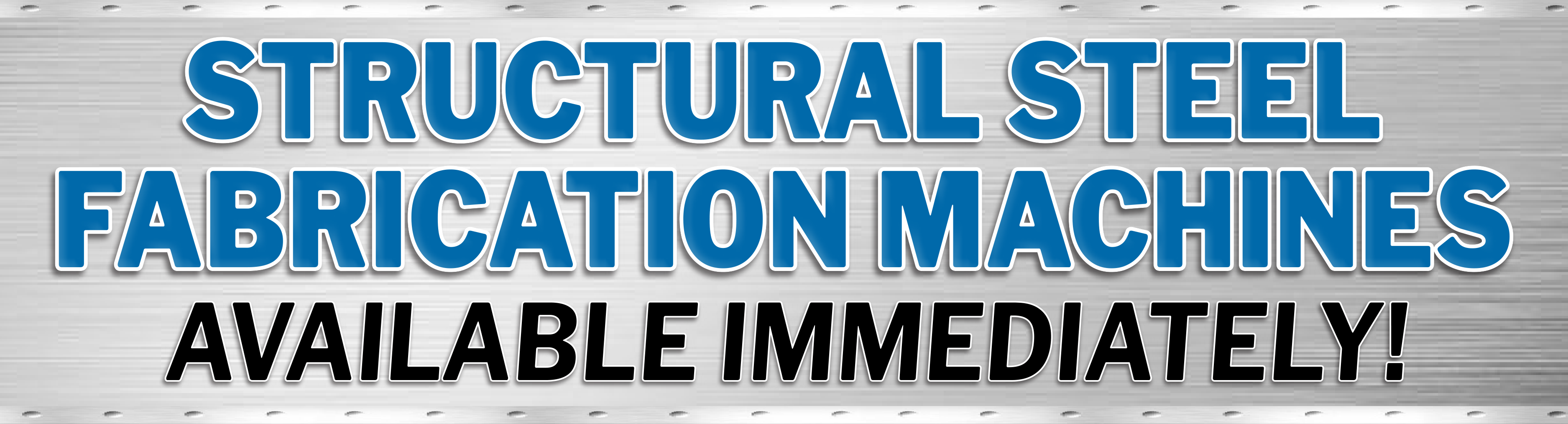 Structural Steel Fabrication Machines