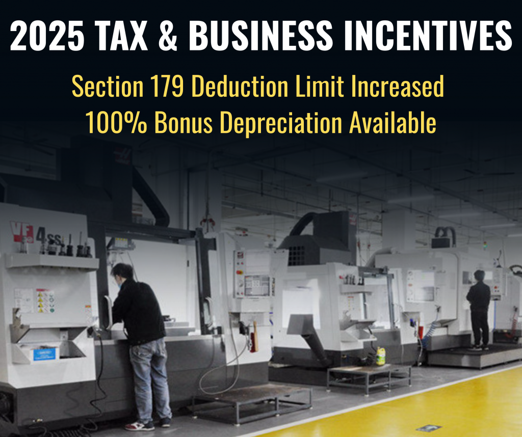 2025 TAX & BUSINESS INCENTIVES